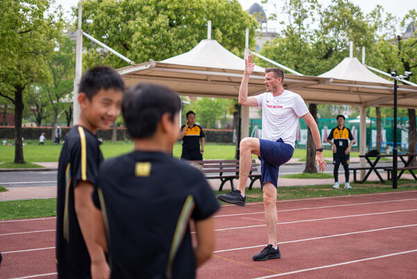 A Visit From Martin Brockman, A Bronze Medal Decathlete,Wellington College International Hangzhou