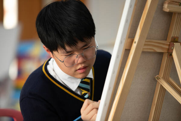 School activity - art class   ,Hiba Academy Hangzhou