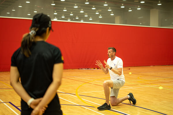 A Visit From Martin Brockman, A Bronze Medal Decathlete,Hiba Academy Hangzhou