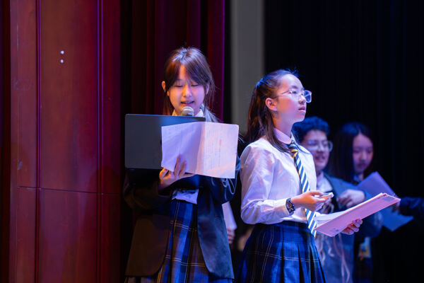 Junior High Assembly CSS event,Hiba Academy Hangzhou