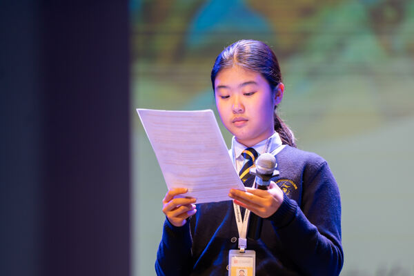 Junior High Assembly CSS event,Hiba Academy Hangzhou