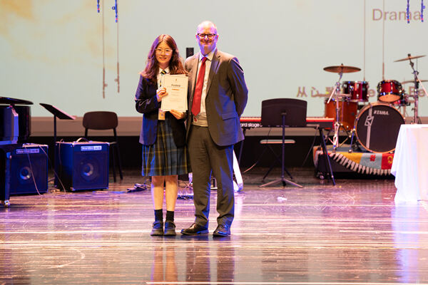 中学部高年段年度授奖典礼,杭州市萧山区惠立学校