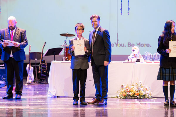 中学部低年段年度授奖典礼,杭州市萧山区惠立学校