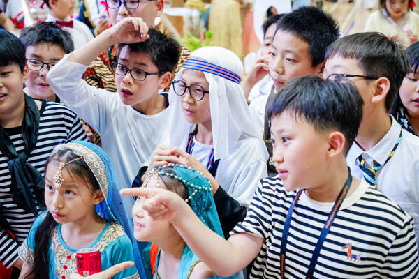 多元文化日,杭州市萧山区惠立学校