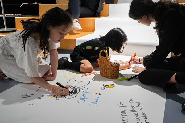 幼儿园艺术展开幕式,杭州市萧山区惠立幼儿园