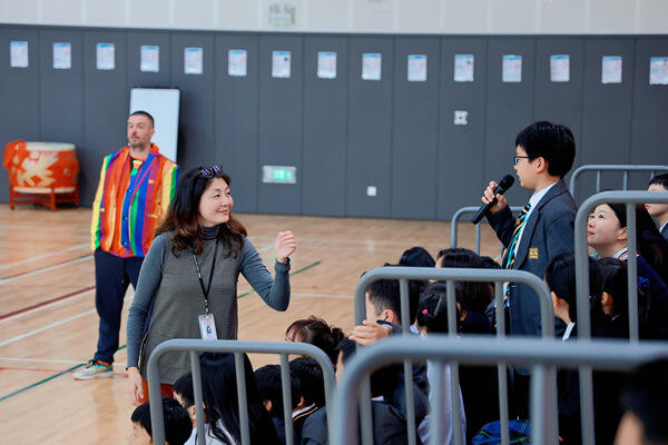 学生集会 - 学院制,南通惠立学校