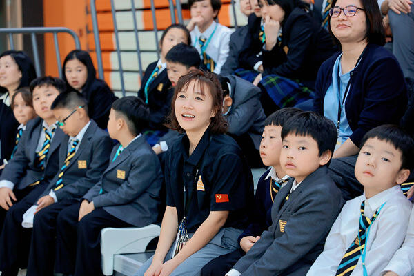 学生集会 - 学院制,南通惠立学校