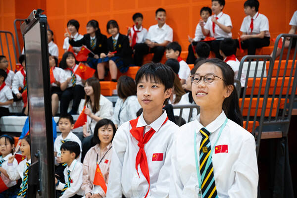 升旗仪式,南通惠立学校