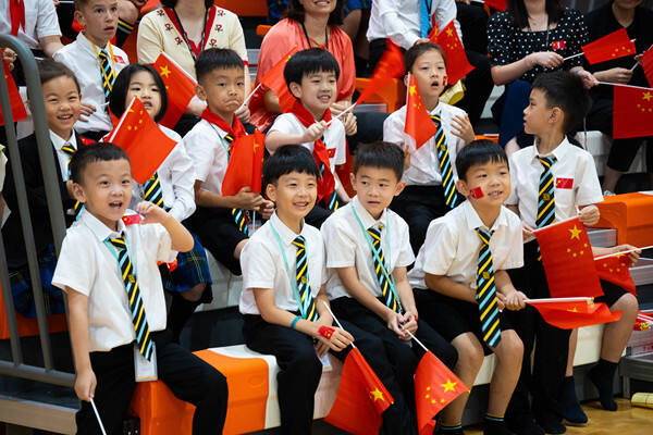升旗仪式,南通惠立学校