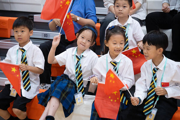 升旗仪式,南通惠立学校