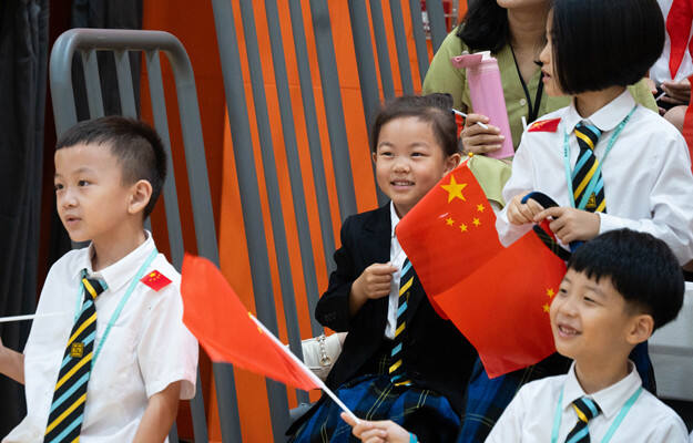 升旗仪式,南通惠立学校