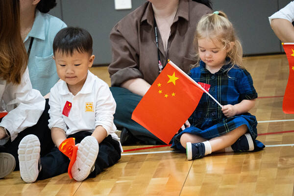 升旗仪式,南通惠立学校