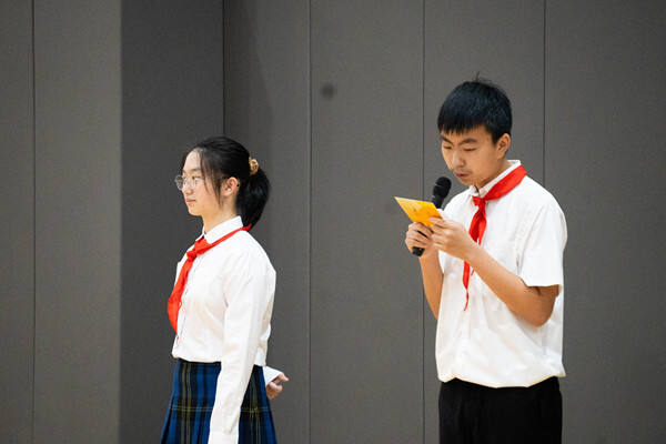 Flag raising ceremony,Hiba Academy Nantong