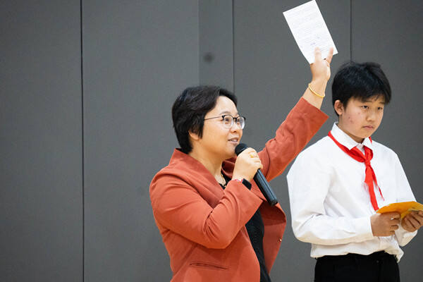 Flag raising ceremony,Hiba Academy Nantong