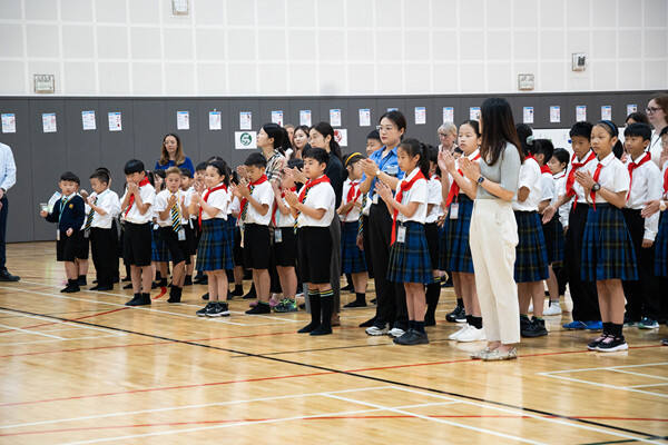 Flag raising ceremony,Hiba Academy Nantong