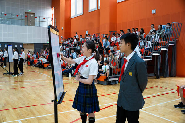 Flag raising ceremony,Hiba Academy Nantong