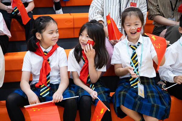 Flag raising ceremony,Hiba Academy Nantong
