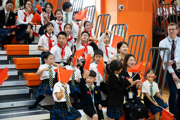 Flag raising ceremony,Hiba Academy Nantong