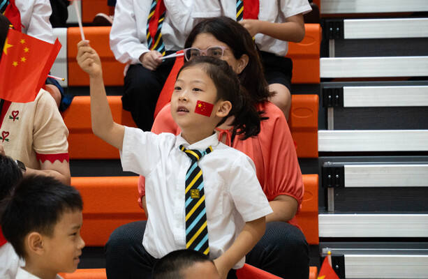 Flag raising ceremony,Hiba Academy Nantong