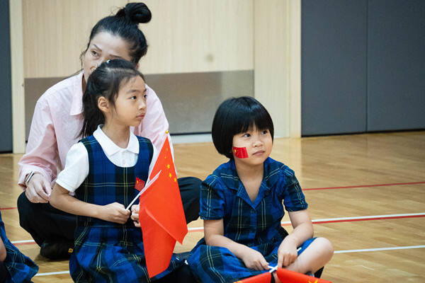 Flag raising ceremony,Hiba Academy Nantong