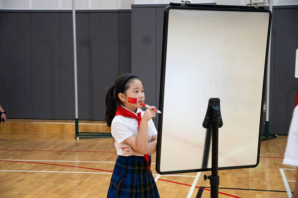 Flag raising ceremony,Hiba Academy Nantong