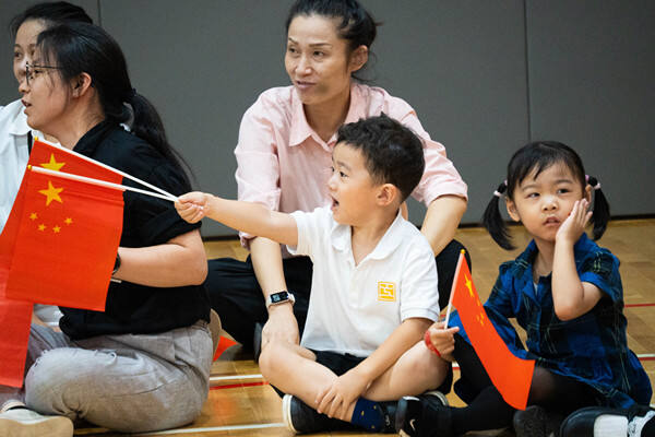 Flag raising ceremony,Hiba Academy Nantong