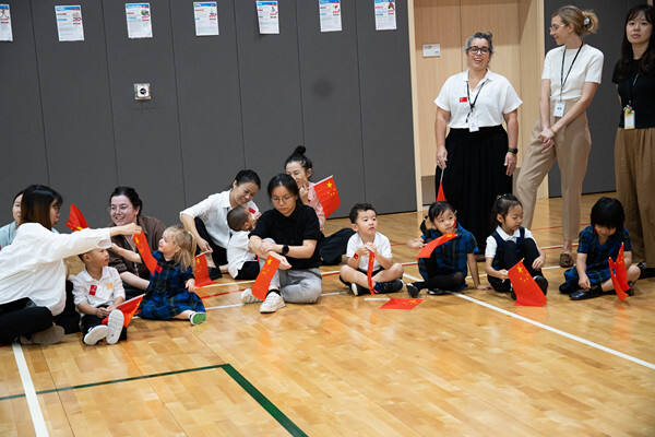 Flag raising ceremony,Hiba Academy Nantong