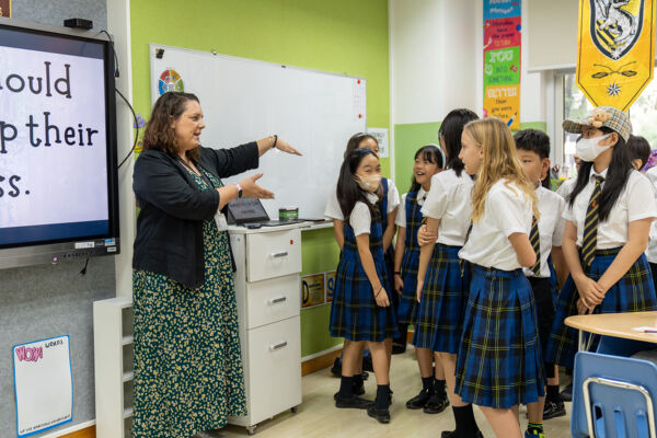 开学第一天,天津惠灵顿外籍人员子女学校