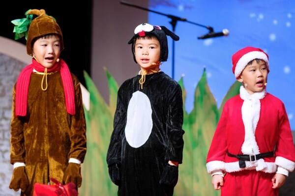 幼儿园圣诞秀,天津惠灵顿幼儿园