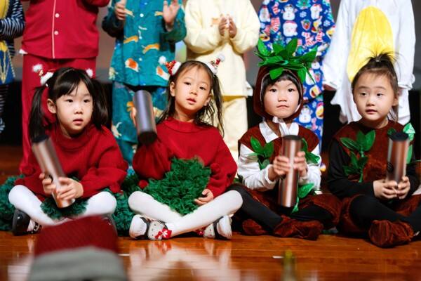 幼儿园圣诞秀,天津惠灵顿幼儿园