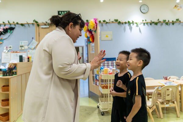 开学第一天,天津惠灵顿幼儿园