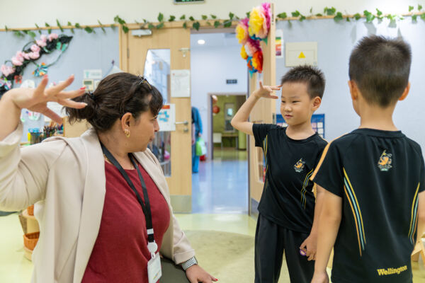 开学第一天,天津惠灵顿幼儿园