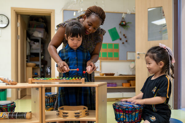 开学第一天,天津惠灵顿幼儿园