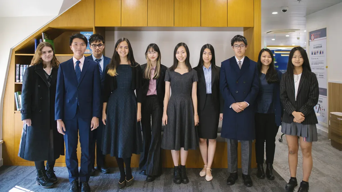 Our IGSCE Excellence Award winners are dressed for success